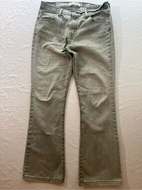 Levi's 515 Blue/Grey-Tone Boot Cut Jeans Women's size 12M Y2K